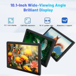 BUFO C11 10.1 Inch Android 15 Tablet PC 20GB(3+17) RAM 64GB ROM Octa Core Processor 1280*800 HD LCD Screen 5000mAh Battery 5MP+8MP Dual Camera Expandable 1TB TF Card Tablet