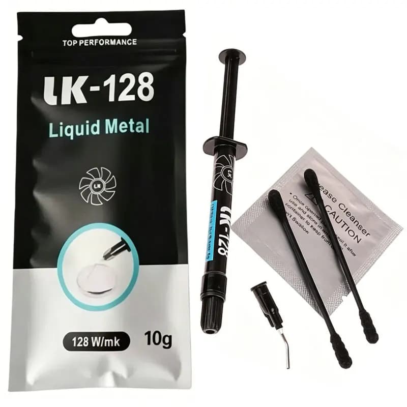 LK-128 Liquid Metal Thermal Paste High Thermal Conductivity For CPU GPU Laptop PS5 Desktop Cooling Heat Dissipation