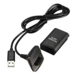 2Pcs 4800mAh Rechargeable Battery With 1 Charging Cable for Xbox 360 Gamepad Batteries Wireless Controller Battery Wholesale