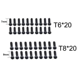 40Pcs T6 T8 Screws Gamepad Repair Part Screwdrivers Replacement Tools for XBOX Series S/X Xbox One S/Xbox 360 Controller