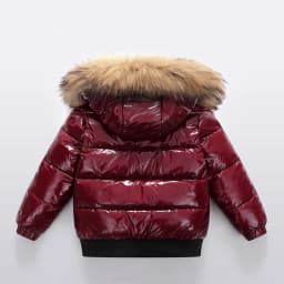 Kids Hooded Coats For Boys And Girls Winter Zip Up Warm Jacket Kid Cotton Padded Down Outerwear Cold Weather Overcoat 2025