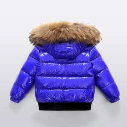 Kids Hooded Coats For Boys And Girls Winter Zip Up Warm Jacket Kid Cotton Padded Down Outerwear Cold Weather Overcoat 2025
