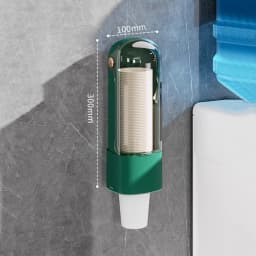 Wall Mounted Disposable Paper Cup Holder for Water Dispenser High-End Storage Rack for Bar Counter