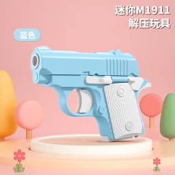 Fidget Toys 3D Printed Mini 1911 Fidget Blaster Stress Relief Toys for Adults Rotatable Design Suitable Anyone Best Gift