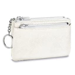 New Women's Wallets Soft Genuine Leather Zipper Purses Large Capacity Money Bag Portable Storage Bag With Keychain Coin Holders