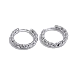 Yhpup 20/15mm Round Daily Wear Hoop Earrings Waterproof Jewelry Women Minimalist Stainless Steel Popular Wholesale Accessories