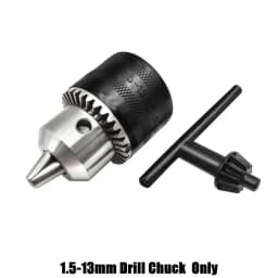 1.5-13mm Drill Chuck,1/2-20UNF Mount Impact Driver Bits Chuck Conversion Hex Shank/SDS-Plus Socket Square Adapter with Chuck Key