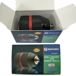 JENTORIX 2mm-13mm Metal Keyless Drill Chuck, 3Jaw Self-lock Ratchet Chuck 1/2-20UNF Thread, Chuck for Drill Bit Screwdriver&Taps