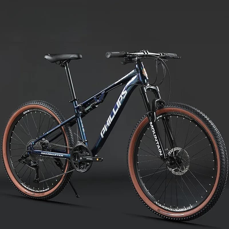 Mountain Bike Mens Adult Dual Suspension Disc Brake Gear Off Road AM Racing Bicycle Mountain Bike Road Bike Travel Bicycle