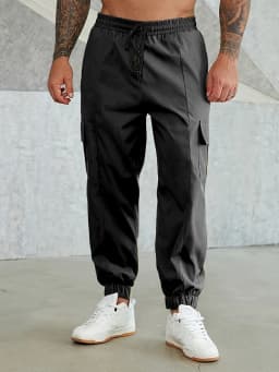 plus Size Men's Lightweight Work Pants Spring Summer Autumn Wear College Style Design No Lining Comfortable Daily Use