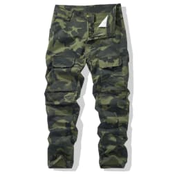 Men's Leisure Trousers, Work Pants, Multi-Pocket Pants, Camping Hiking Pants, Durable, Large Pocket Capacity, Camouflage