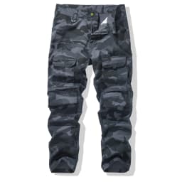 Men's Leisure Trousers, Work Pants, Multi-Pocket Pants, Camping Hiking Pants, Durable, Large Pocket Capacity, Camouflage