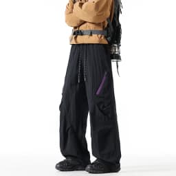 2026 New Unisex Windproof & Waterproof Outdoor Hiking Pants with Side Zipper Design Water-Repellent Windproof Techwear Trousers