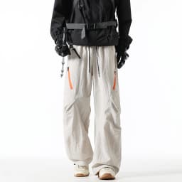 2026 New Unisex Windproof & Waterproof Outdoor Hiking Pants with Side Zipper Design Water-Repellent Windproof Techwear Trousers