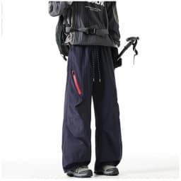 2026 New Unisex Windproof & Waterproof Outdoor Hiking Pants with Side Zipper Design Water-Repellent Windproof Techwear Trousers