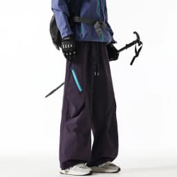 2026 New Unisex Windproof & Waterproof Outdoor Hiking Pants with Side Zipper Design Water-Repellent Windproof Techwear Trousers