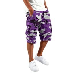 Men's camouflage shorts, men's camouflage work clothes, loose, casual, outdoor sports half-pants casual and comfortable shorts