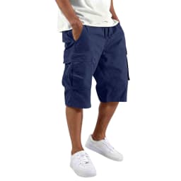 Men's camouflage shorts, men's camouflage work clothes, loose, casual, outdoor sports half-pants casual and comfortable shorts