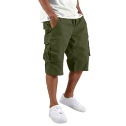 Men's camouflage shorts, men's camouflage work clothes, loose, casual, outdoor sports half-pants casual and comfortable shorts