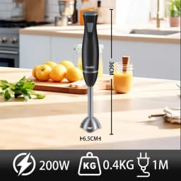 Hand Blender Sonifer SF-8055 200W Immersion Blender Stainless Steel Blade Detachable Rod Pure Copper Motor for Kitchen