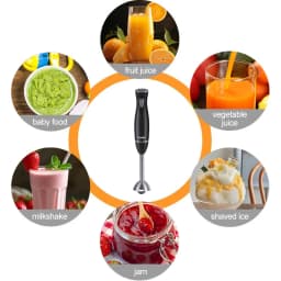 Hand Blender Sonifer SF-8055 200W Immersion Blender Stainless Steel Blade Detachable Rod Pure Copper Motor for Kitchen