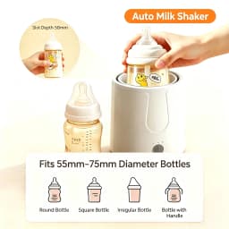 Electric Baby Bottle Milk Shaker, USB Smart Formula Mixer, Automatic Infant Milk Foam Maker, Baby Milk Blender for Milk Powder