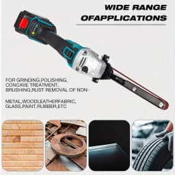 6/10PCS Sander Angle Grinder Modified Accessory Belt Sander For 100/115/125 Angle Grinder Woodworking Trimming Polishing