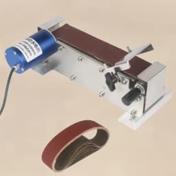 Mini Belt Sander 50*533mm Electric Polishing Machine Waterproof Benchtop Sander Sharpener for Knives Cutter Edges Sharpener