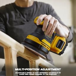 Brushless Sander Disc 8000rpm For Dewalt 20V Battery Cordless Woodworking Sanding Putty Polishing Power Tool 