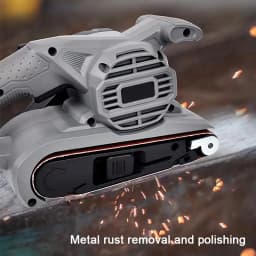 Electric Belt Sander Portable Sander Tank Flat Flat Sanding Machine Small Polishing Machine Woodworking Home Sandpaper Machine