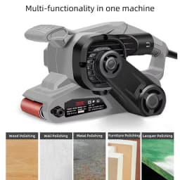 Electric Belt Sander Portable Sander Tank Flat Flat Sanding Machine Small Polishing Machine Woodworking Home Sandpaper Machine