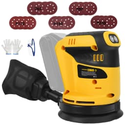 125mm Random Orbital Sander 3-Speed Cordless Electric Sander Woodworking Polishing Sanding Power Tool for Dewalt 20V Battery Pin