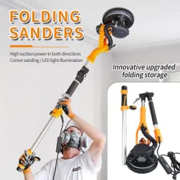 Wall sander, wall grinder, folding large handle, self-suction putty, powder wall sandpaper, sanding artifact