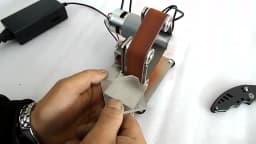 110V/220V Mini Belt Grinding Machine Tool Sharpening Machine Home DIY Polisher Machine Sanding Grinding Electric Sander