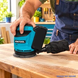 IONTOOL Ultra Lightweight Variable Speed Sander 175mm for Stair Railing and Banister Sanding Household Use Bare Unit