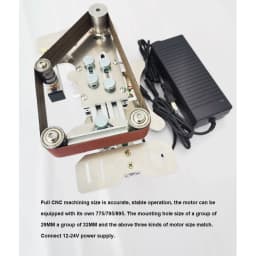 533x30mm Multi-Function Mini Micro Sander Grinding Electric Small Belt Sander DIY Benchtop Stand Home Knife Sharpening Machine