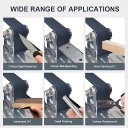 533x30mm Multi-Function Mini Micro Sander Grinding Electric Small Belt Sander DIY Benchtop Stand Home Knife Sharpening Machine