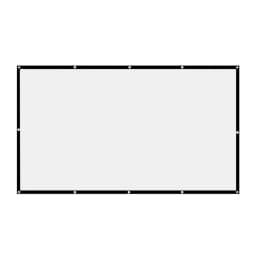 Simple Projector Curtain Home Set Theater Office 16:9 HD Display Projection Screen for Household Bedroom Accessories