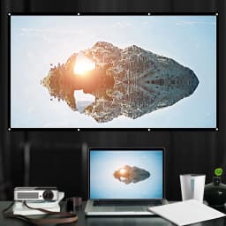 40/60/72/84/100/120 Inch Projector Screen 16:9 Home Cinema Theater Movie High Density Outdoor Camp Portable Projector Screen