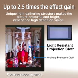 Velec Portable Anti-Light Projector Screen 60/120 Inches Wrinkle-Free Foldable Universal for Home Outdoor Office Accessories