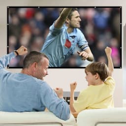 Projector Screen Curtain Video Projector Screen Anti-Light 60 72 84 100 120 150 inch Projection Screen for Home Office KTV