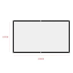 16:9 Projection Folding Screen Portable HD Mini Projector Movie Cloth Home Office Outdoor Projection Screen Multi-size Selection