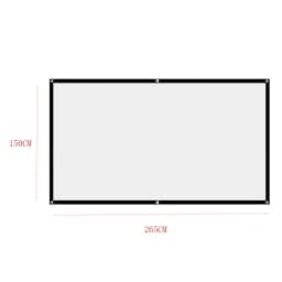 16:9 Projection Folding Screen Portable HD Mini Projector Movie Cloth Home Office Outdoor Projection Screen Multi-size Selection