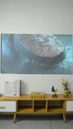 VEIDADZ Projector Screen 100 120 133 Inch 16:9 Foldable Anti-Light Grey Reflective Cloth Portable Projection Screen For Home