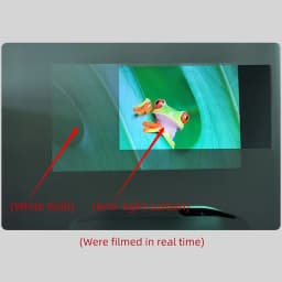 LEJIADA Projector Screen 60-133 Inch Metal Grey Anti-Light Foldable Portable Projection Screen for Home Party Office Classroom