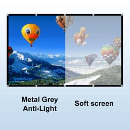 LEJIADA New 60-133 Inch Anti-Light 4k HD Portable Projection Screen Lightweight Perforated Ultra High Definition Display Screen