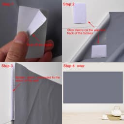 High Brightness Reflective Projector Screen 60 100 120 130 inch 16:9 Fabric Cloth Projection Screen For Espon HY300 Home Beamer