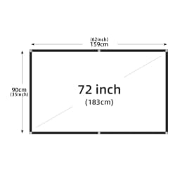 60-200 Inch Portable Foldable Projector Screen High Density White Less Creases Soft Projection Screen 16:9 Indoor Outdoor