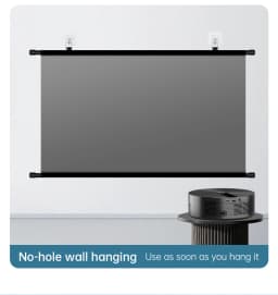 Projector Screen With Stand Metal Grey Anti-Light 84/100 inch For Home Theater Outdoor Bracket Projection Screen