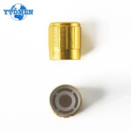 5PCS Potentiometer Knob Aluminum Knobs Cap Diameter 15MM 15x17mm Silver Gold Black Color Potentiometers Rotary Control Knob Caps